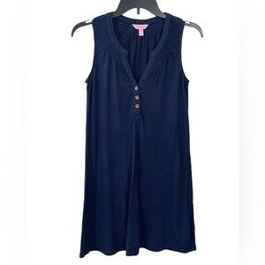 Lilly‎ Pulitzer Essie Dress Size XS Navy Blue